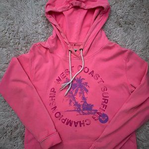 Roxy hot pink hoodie